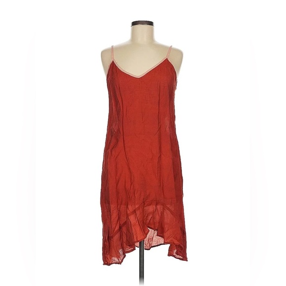 Anthropologie Lacausa Red Sleeveless slip Dress - Picture 2 of 7